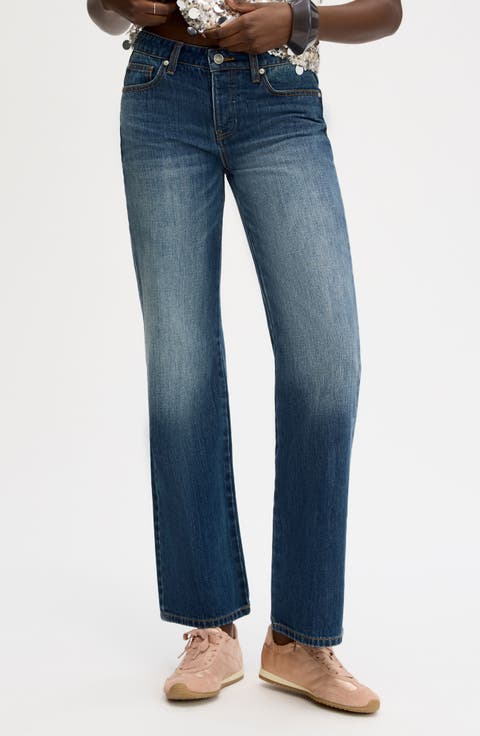 Low Rise Slouchy Girlfriend Jeans