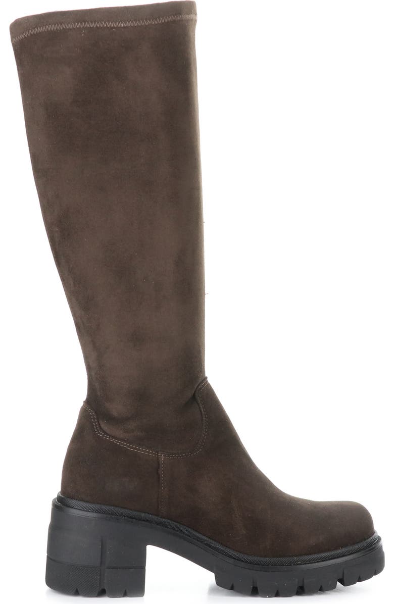 Bos. & Co. Brenna Waterproof Platform Knee High Boot, Alternate, color, Brown/ Black