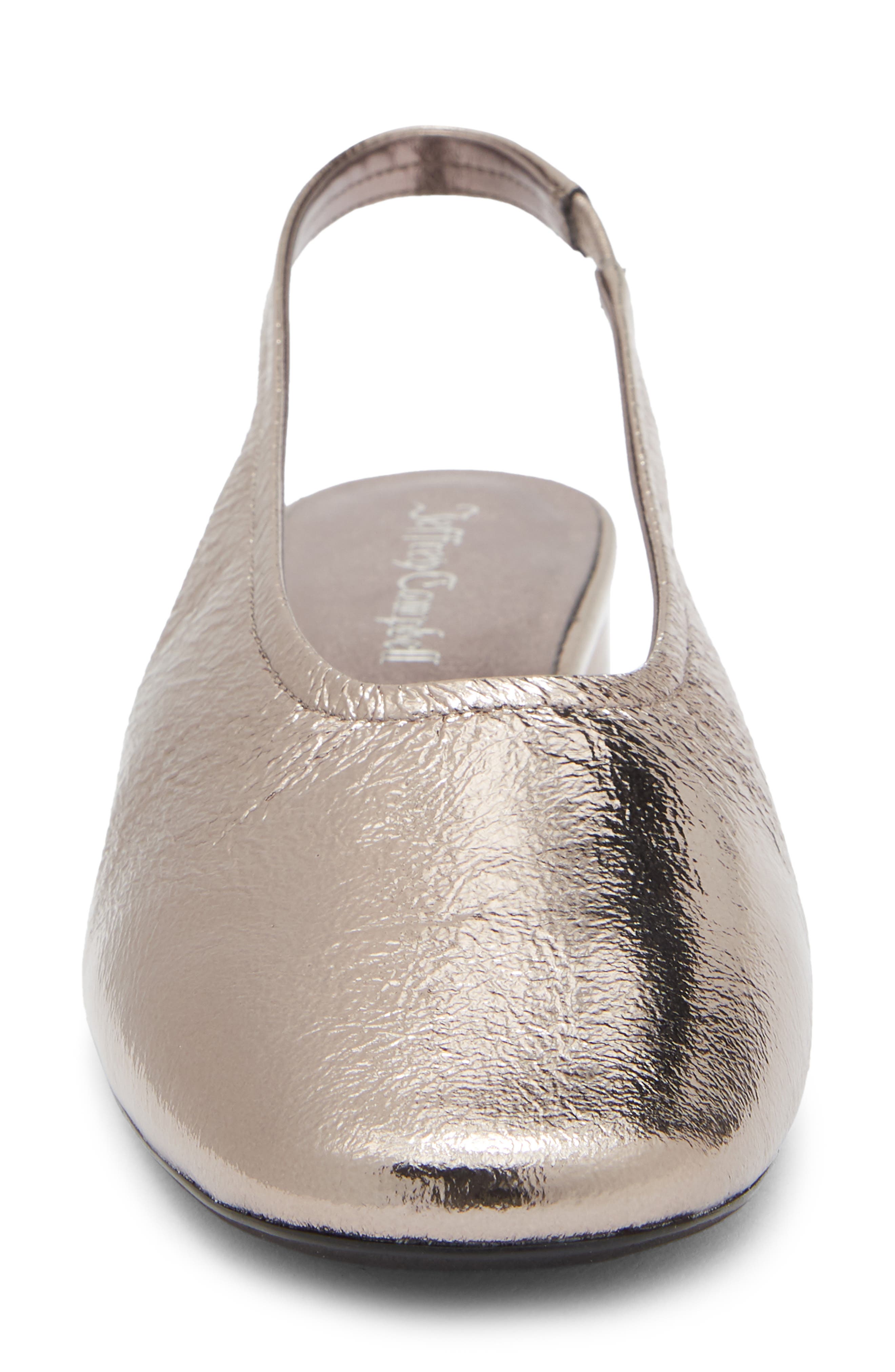 Trustee Slingback Pump, Alternate, color, PEWTER CRINKLE