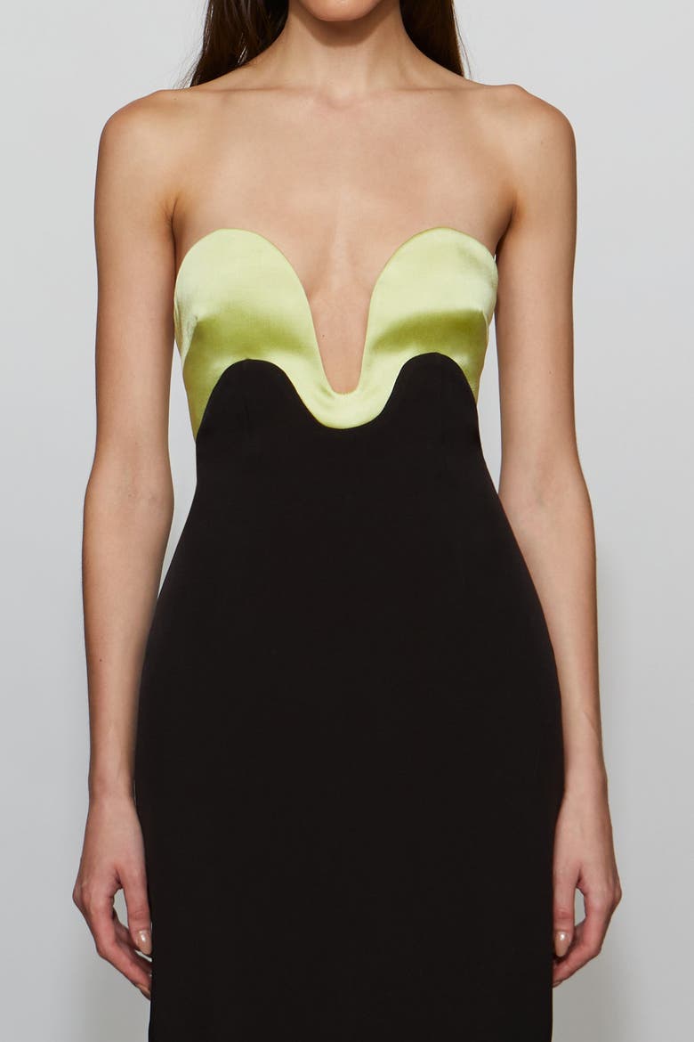 Bridgette Dress, Alternate, color, Black/Celery