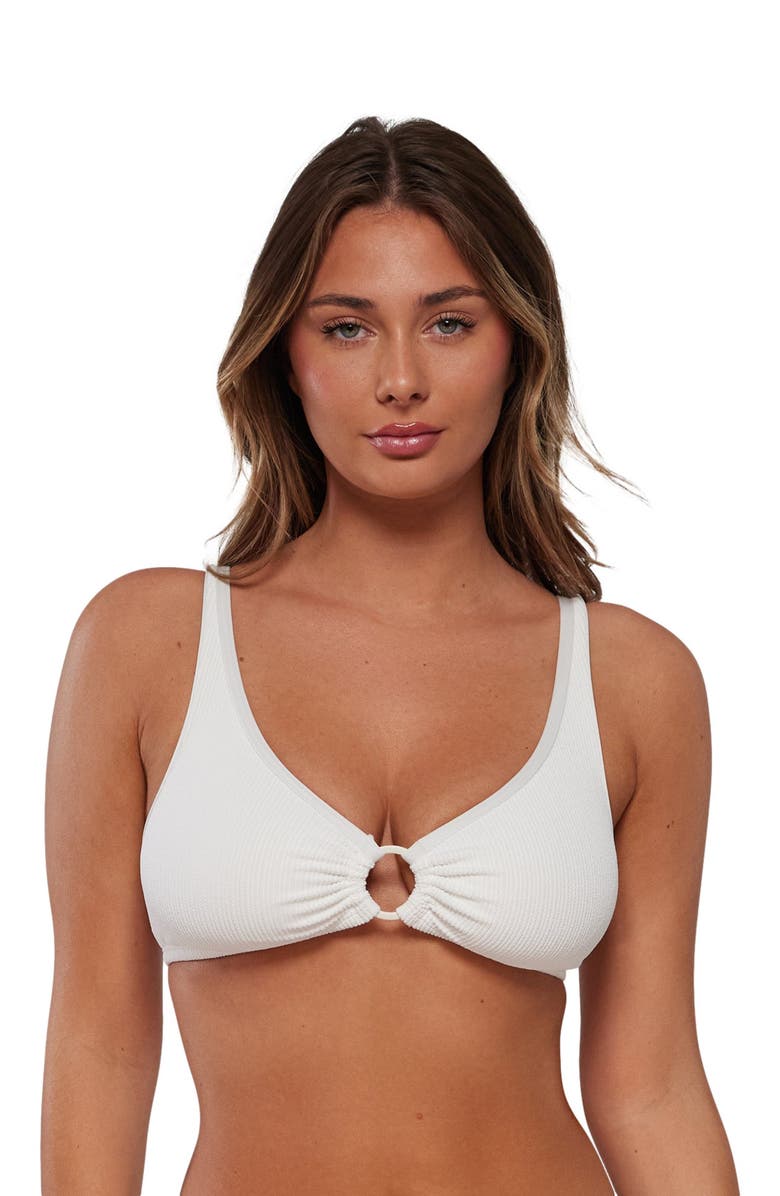 Pacifica by Sunsets Oceana Bikini Swimsuit Top - D Cup, Alternate, color, Coconut Sorbet