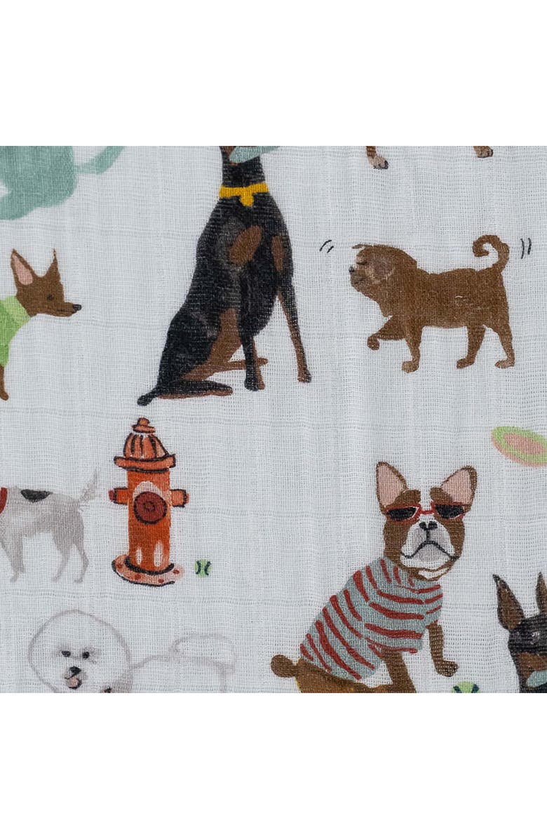 little unicorn Cotton Muslin Crib Sheet, Alternate, color, Woof