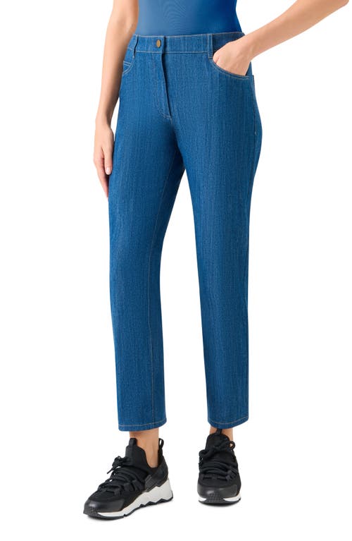 Akris Punto Ankle Narrow Leg Jeans In Blue