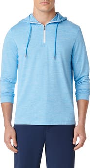 Bugatchi Quarter Zip Performance Hoodie