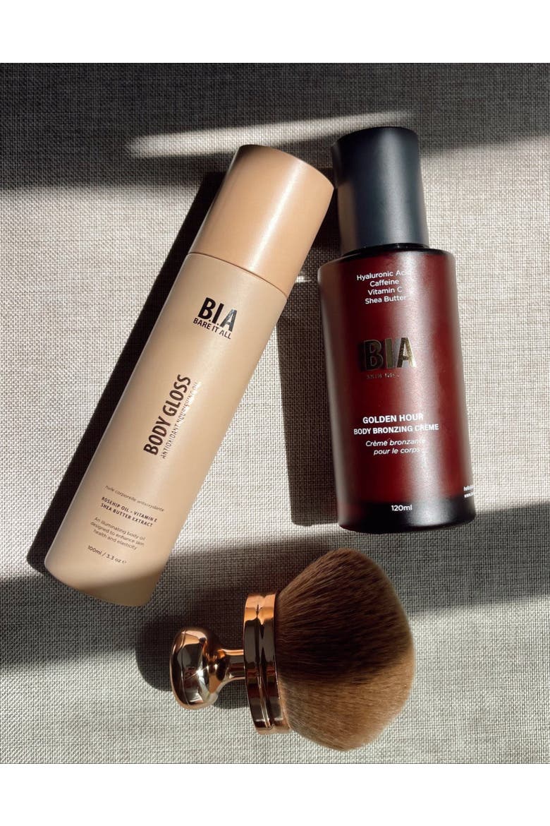 Bronze and Shine Kit Bronzing Creme and Body Oil, Alternate, color, Natural