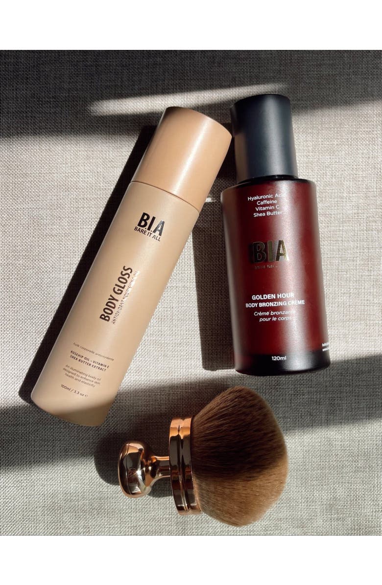 Bare It All Bronze and Shine Kit Bronzing Creme and Body Oil, Alternate, color, Natural