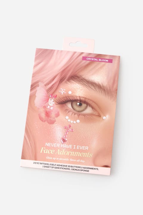Crystal Bloom Face Adornments