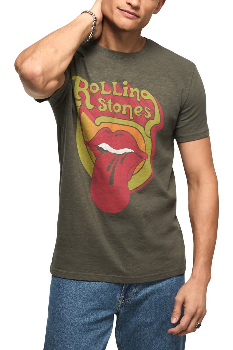 Rolling Stones Graphic Cotton T-Shirt, Main, color, BELUGA