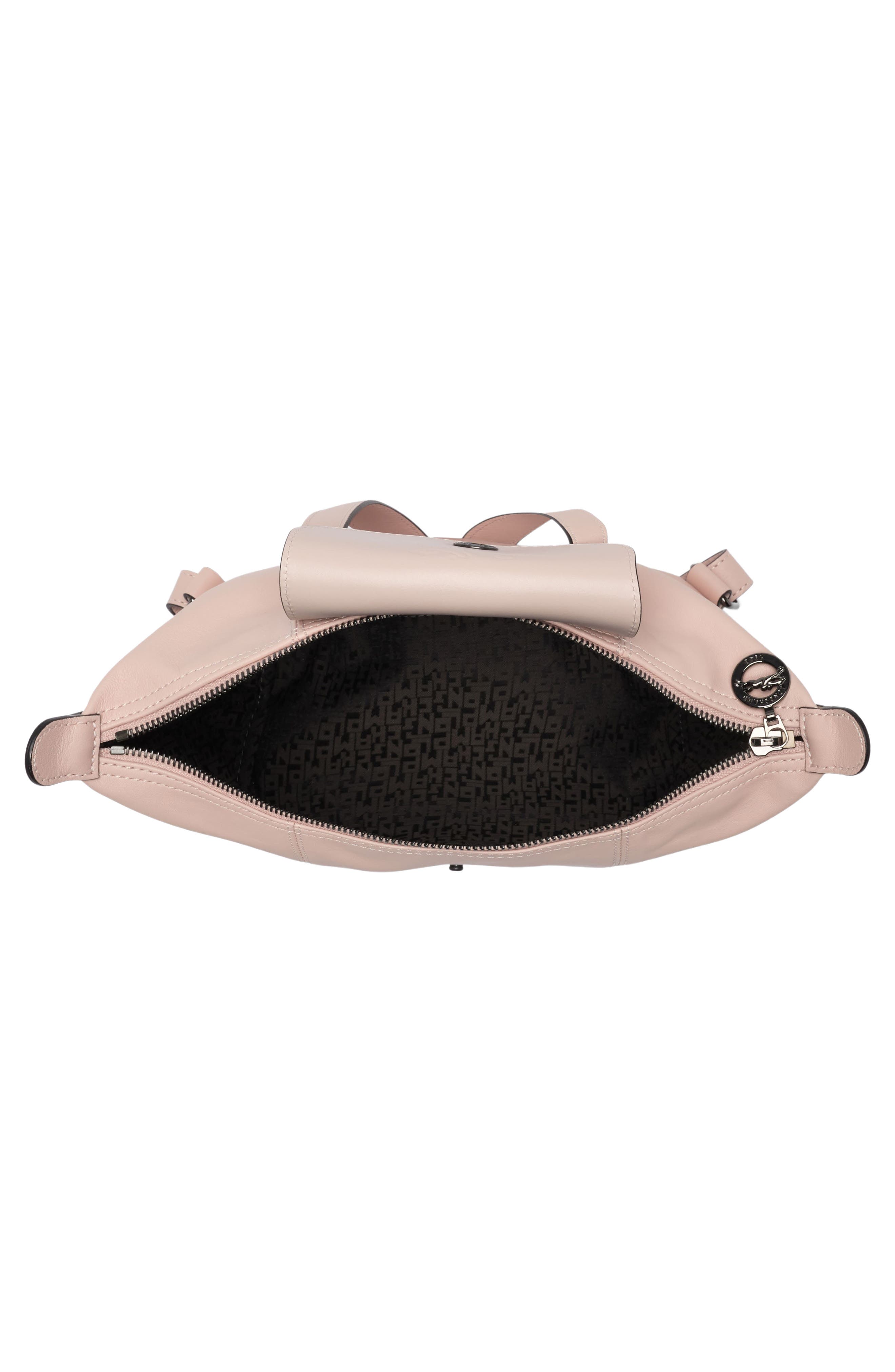 Longchamp Le Pliage Cuir Leather Top Handle Bag, Alternate, color, 