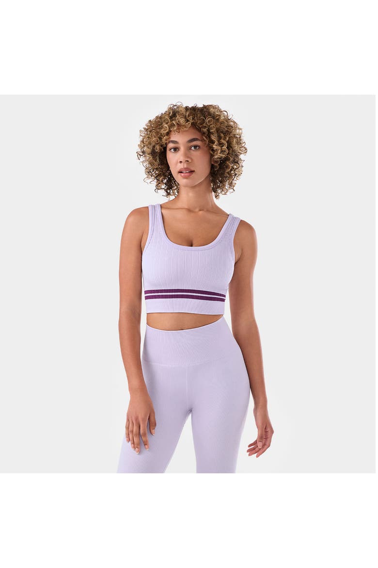 Seamless Vibe Rib Bra, Main, color, LAVENDER