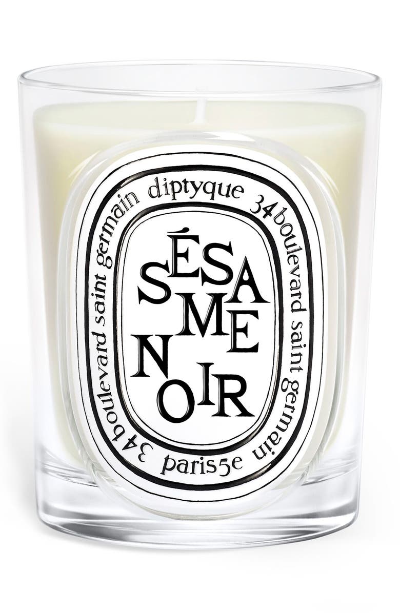 Diptyque Sésame Noir (Black Sesame) Classic Candle, Main, color, 