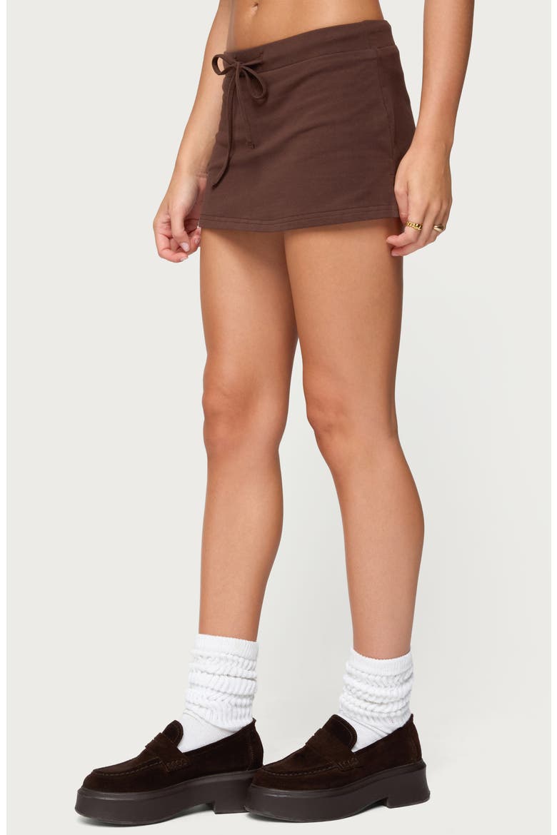Bayside Stretch Cotton Micro Skort, Alternate, color, BROWN