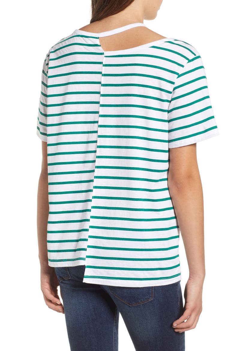Stripe Remix Tee, Alternate, color, GREEN ULTRA TINA STRIPE