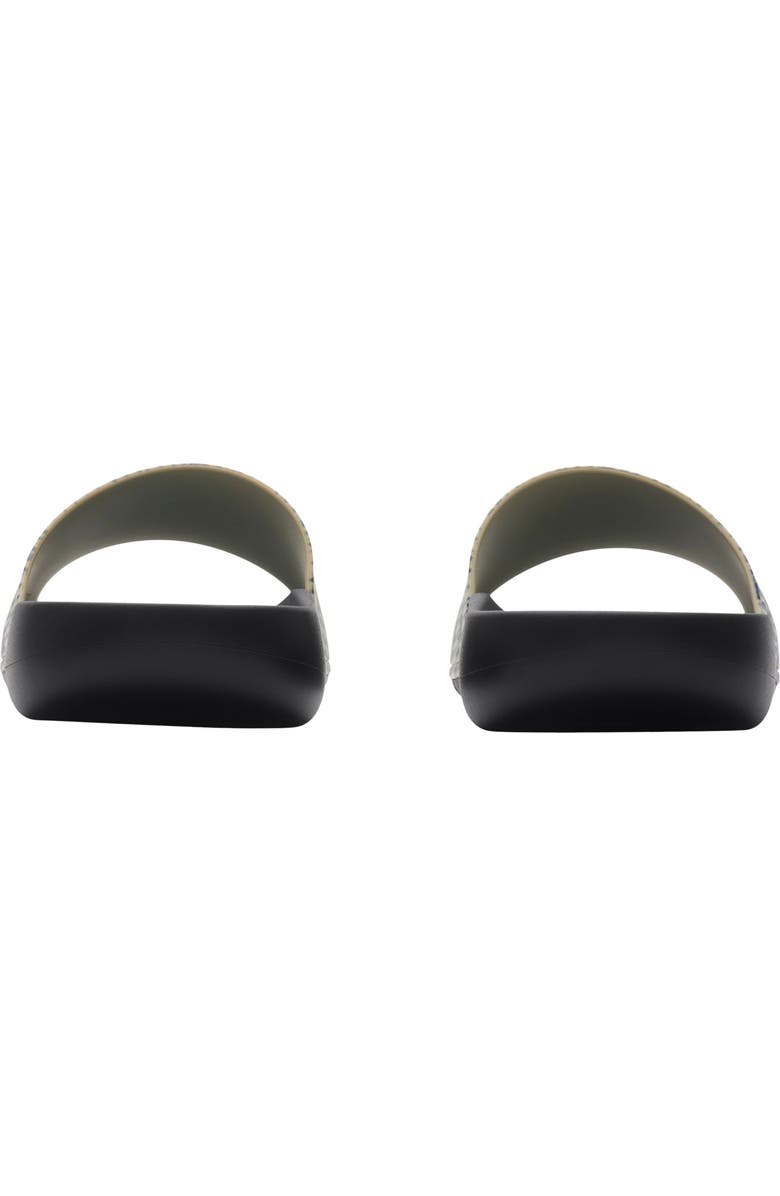 Burberry Dive Embossed Check Pool Slide Sandal, Alternate, color,