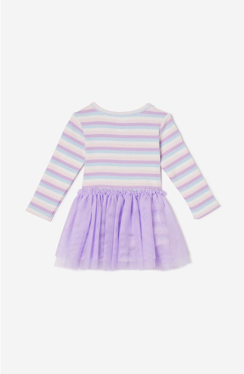 Cotton On Kids Vivie Long Sleeve Tulle Dress, Alternate, color, 
