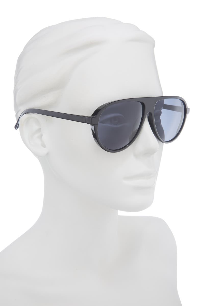 BP. Oversize Shield Sunglasses, Alternate, color, Black