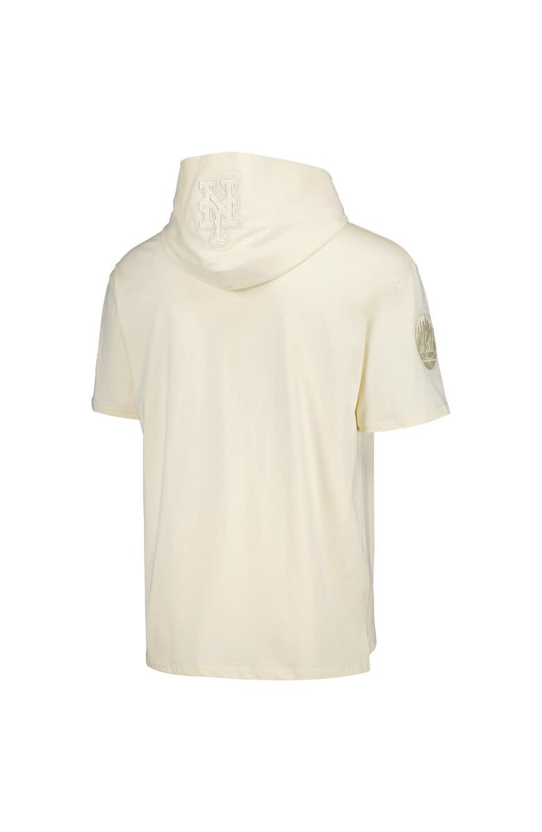 PRO STANDARD Men's Pro Standard Cream New York Mets Neutral Hoodie T-Shirt, Alternate, color, Cream