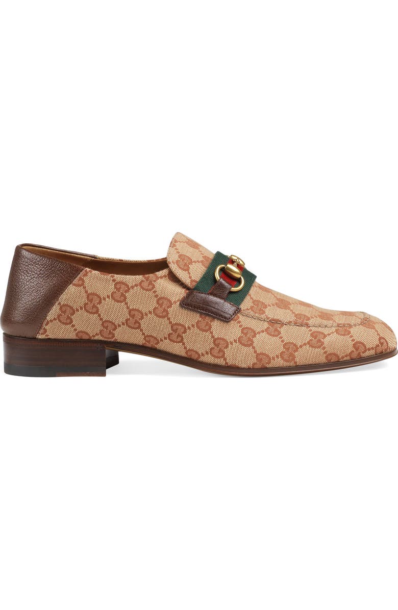 Gucci Horsebit Collapsible Leather Loafer, Alternate, color,