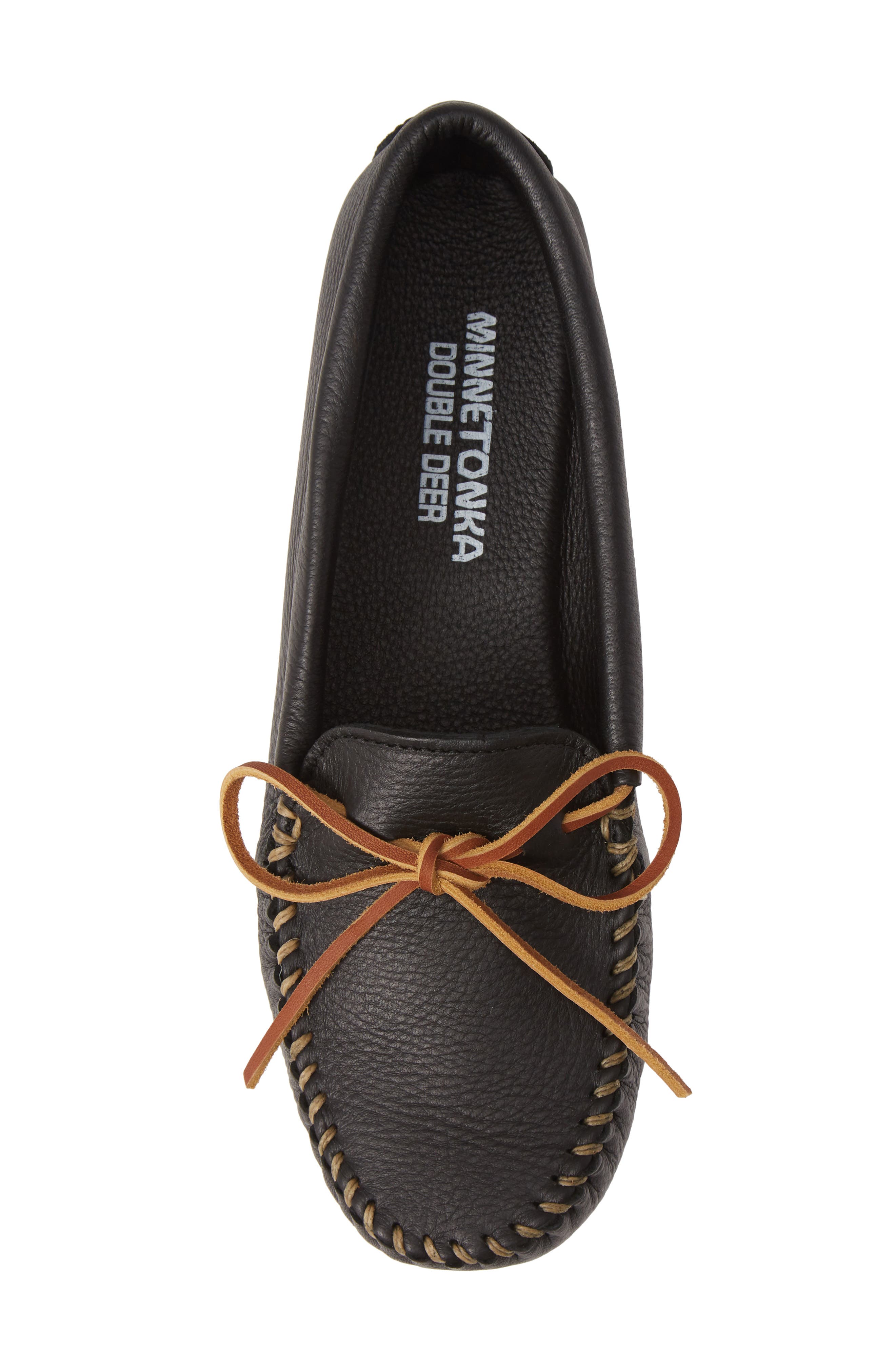 Moccasin, Alternate, color, BLACK LEATHER