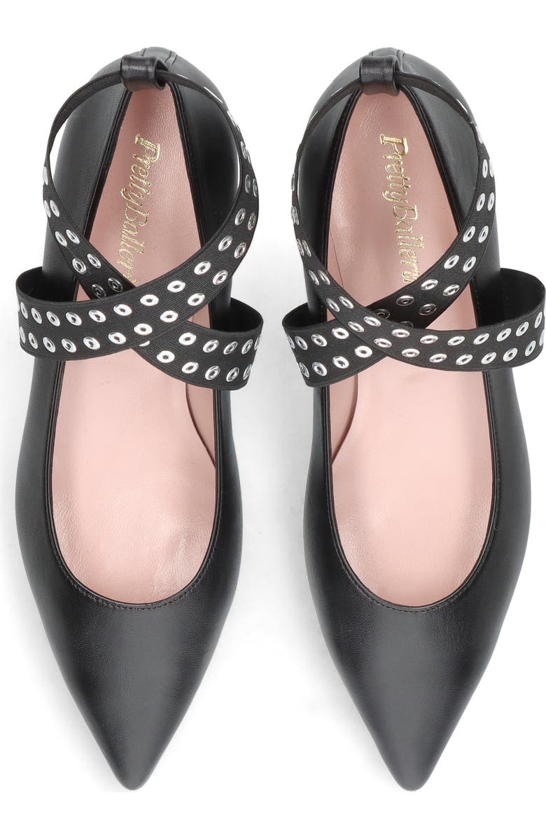 Pretty Ballerinas Pointed Toe Pump, Alternate, color, Black