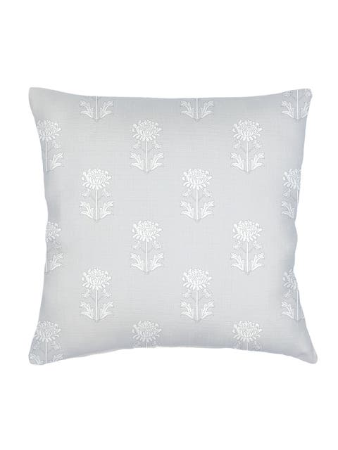 Block Print Linen Euro Pillow with Down Alternative Insert