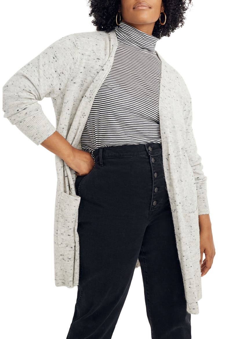 Donegal Kent Cardigan Sweater, Alternate, color, DONEGAL SMOKE
