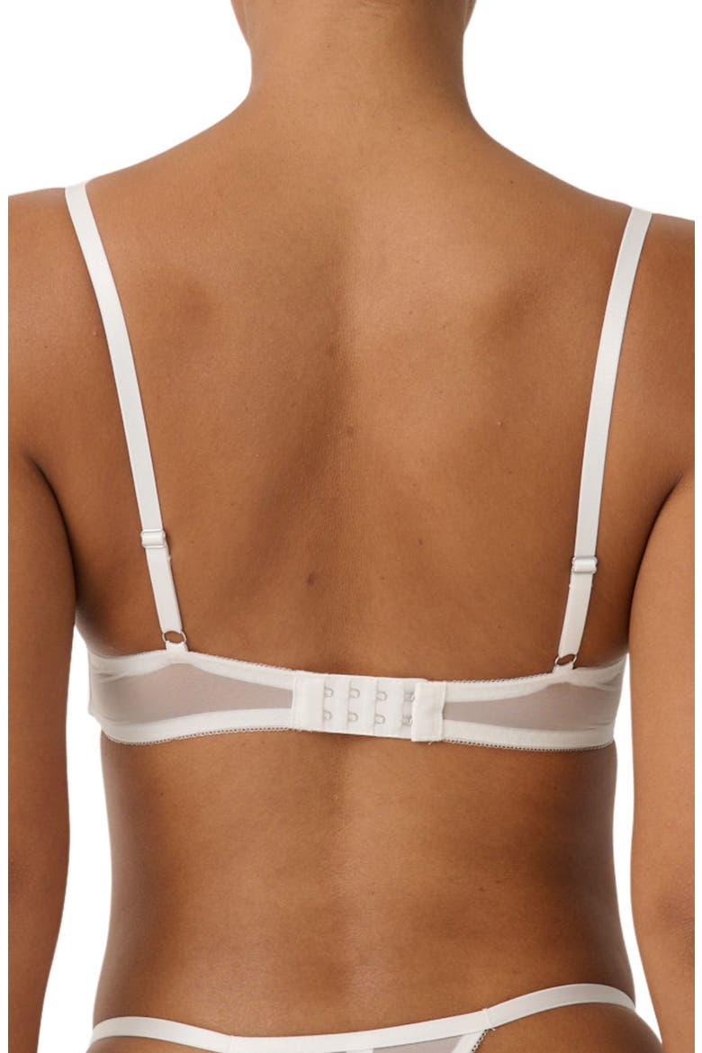 Charli Embroidered Underwire Bra, Alternate, color, WHITE
