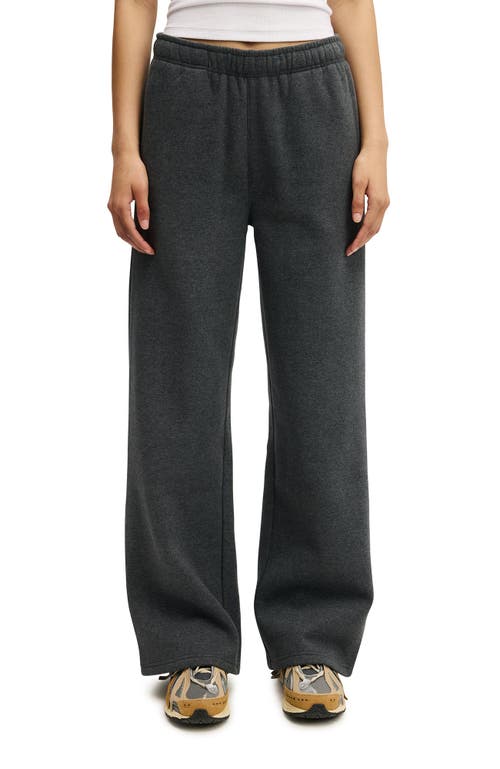 Cotton On Body Active Plush Essential Straight Leg Sweatpant In Gray