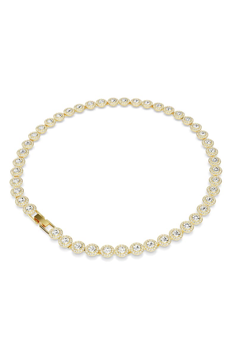 Swarovski Una Angelic Necklace, Alternate, color, White/Gold