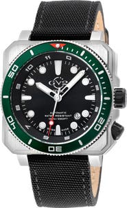 GV2 XO Submarine Canvas Strap Watch, 44mm