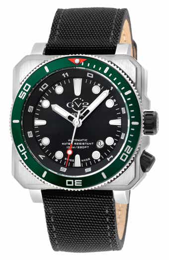 GV2 XO Submarine Canvas Strap Watch, 44mm