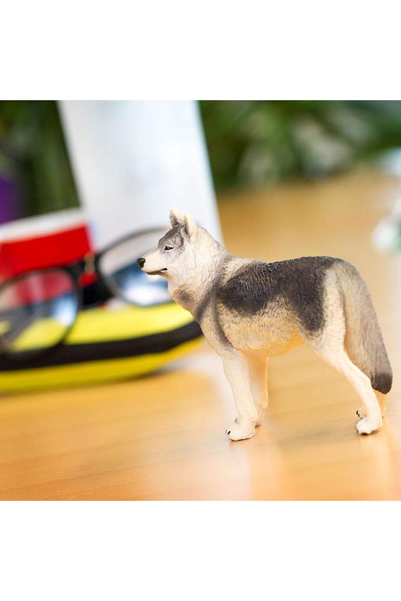 Gray Wolf Toy, Alternate, color, No Color