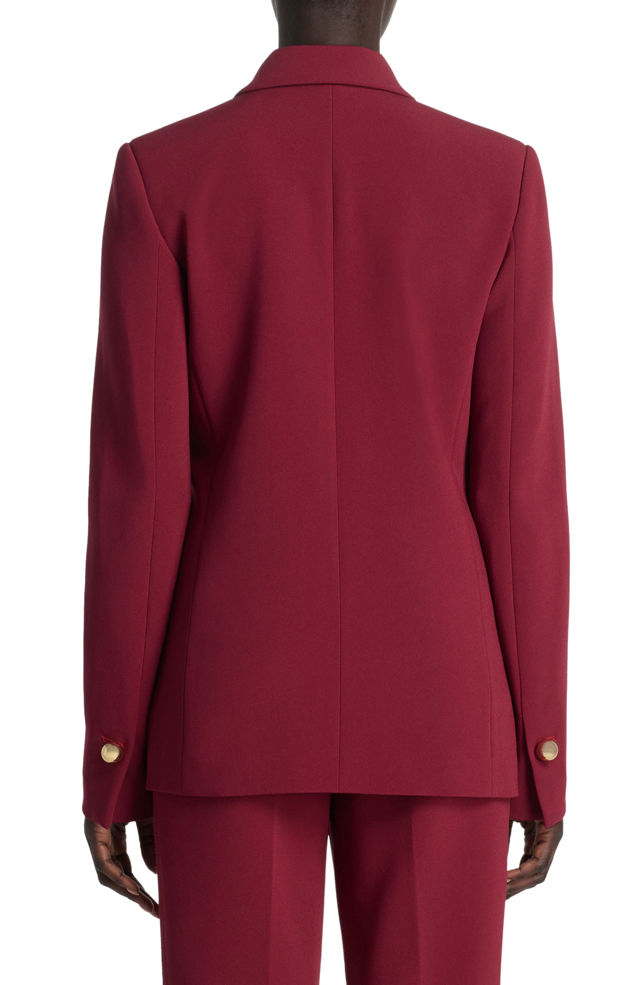 Double Breasted Stretch Cady Blazer - image 2