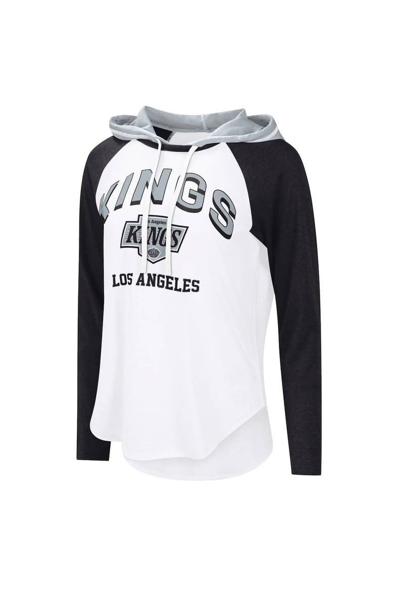 Women's G-III 4Her by Carl Banks  White Los Angeles Kings VIP Raglan Long Sleeve Hoodie T-Shirt, Alternate, color, White
