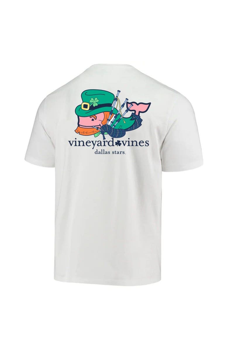 vineyard vines Men's Vineyard Vines White Dallas Stars St. Patrick's Day T-Shirt, Alternate, color, 