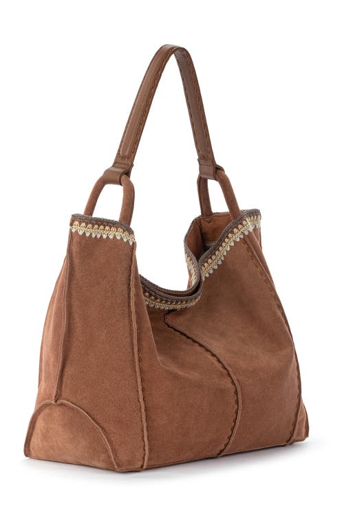 The Sak Los Feliz Large Tote Leather Bag In Brown