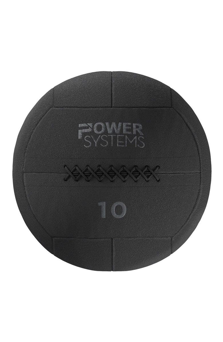 Power Systems Ballistic Ball, 14 Tough Soft-Shell Medicine Ball for Training & Fitness, Alternate, color, Black