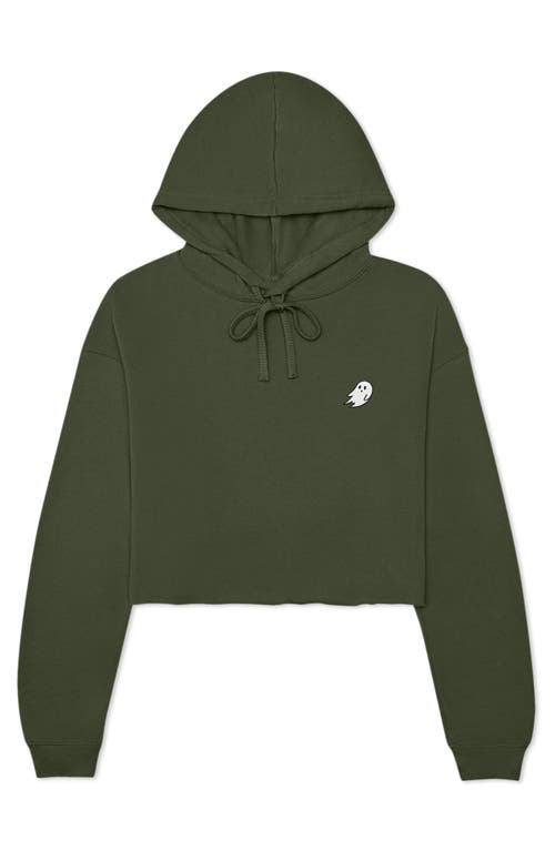 Dalix Womens Ghost Cropped Hoodie