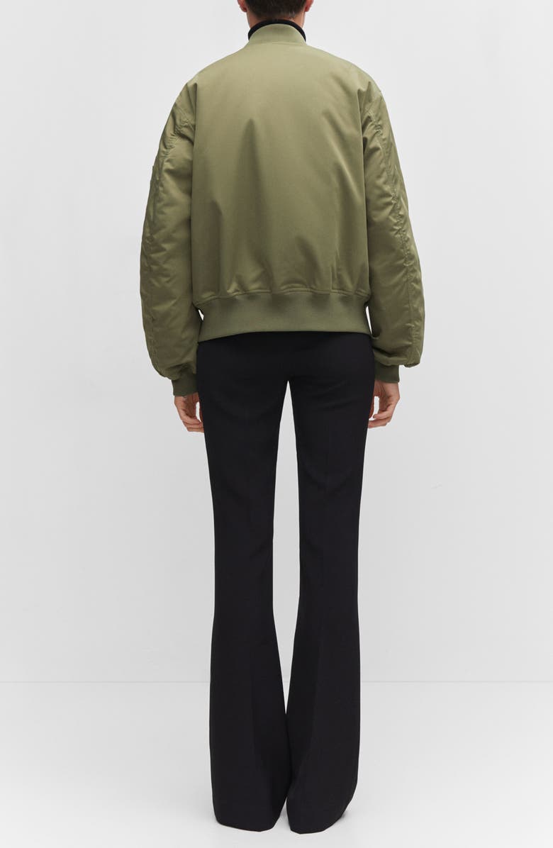 MANGO Oversize Bomber Jacket, Alternate, color, 