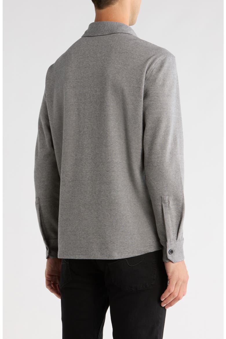 Seybow Button-Up Overshirt, Alternate, color, GREY