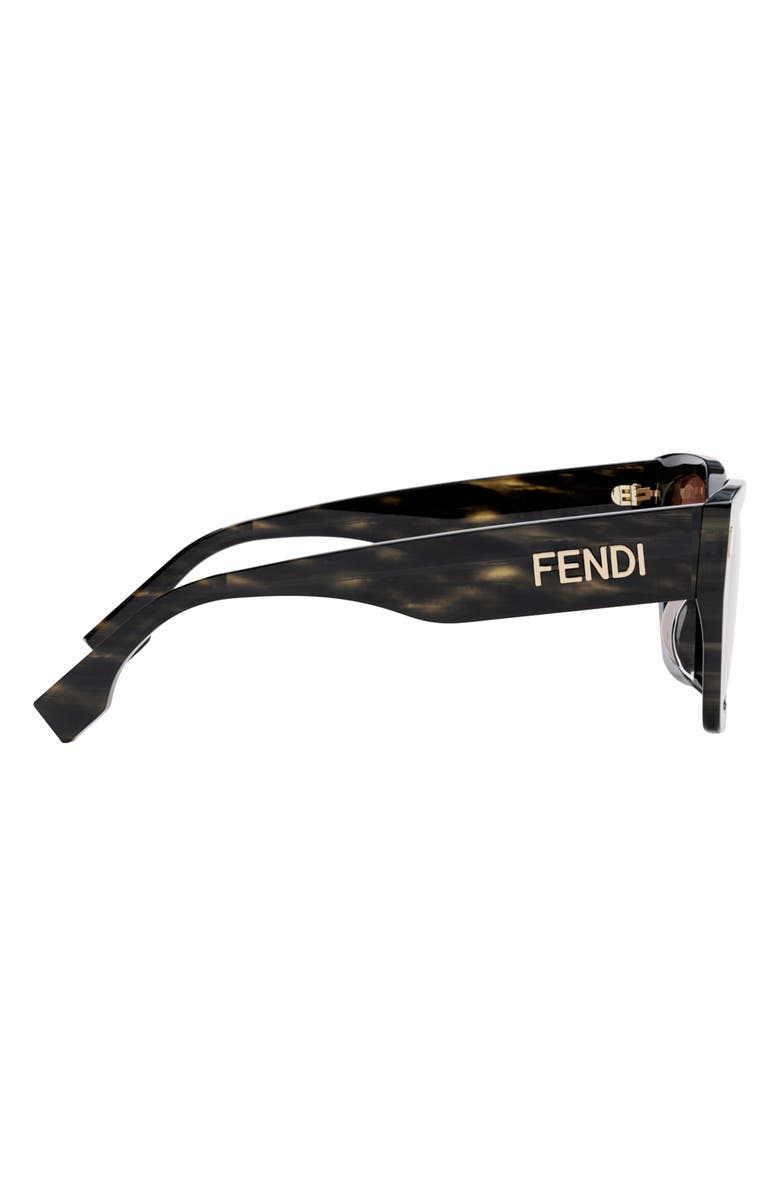 Fendi 'Fendi Bold 54mm Geometric Sunglasses, Alternate, color, 
