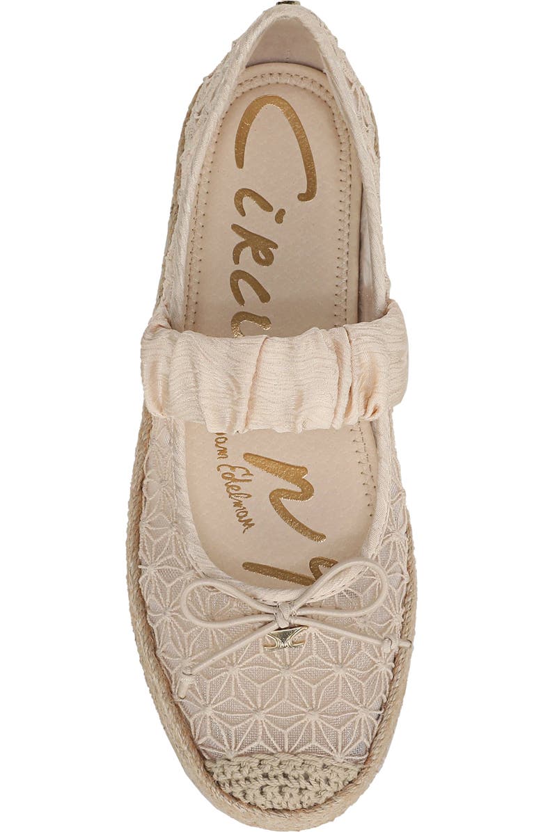 Circus NY by Sam Edelman Lillie Mesh Platform Espadrille, Alternate, color, Vanilla Bean