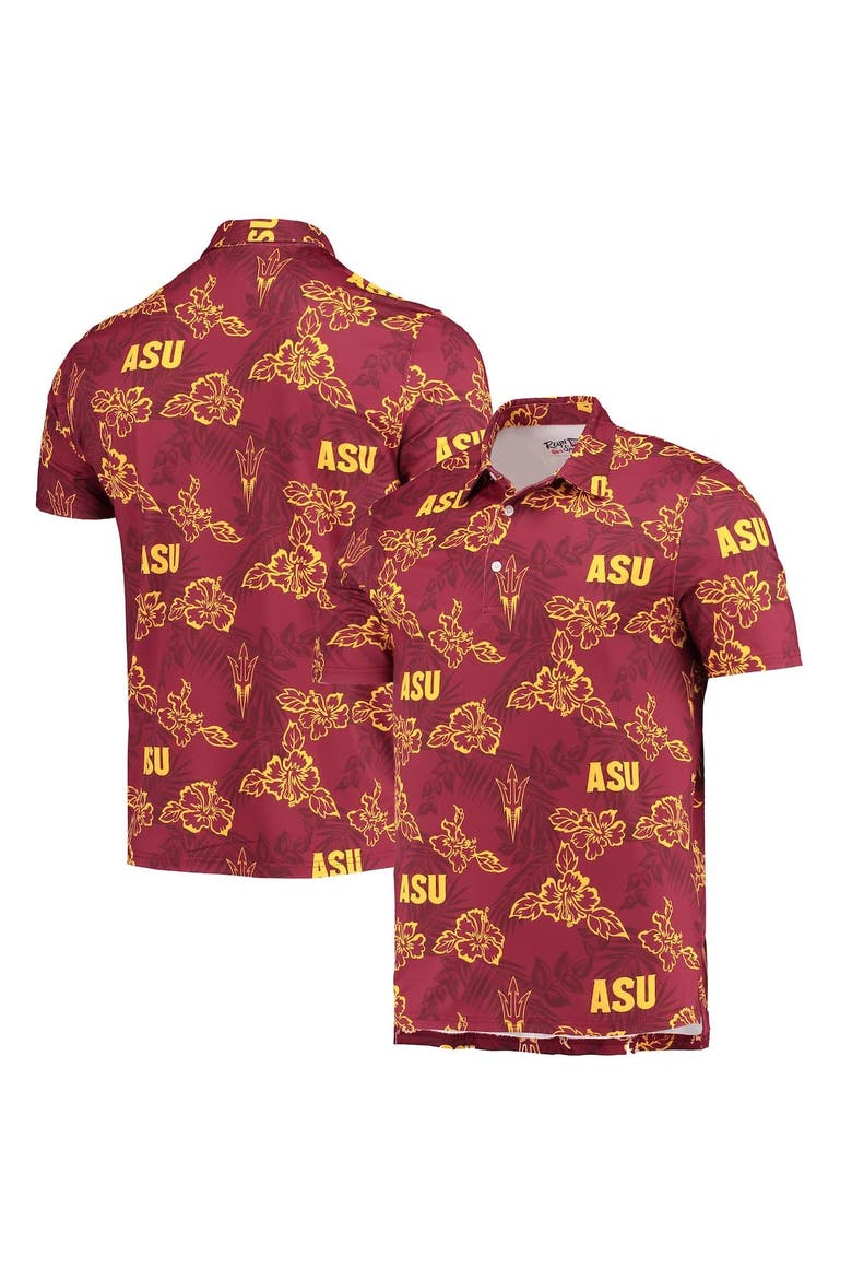 Men's Reyn Spooner Maroon Arizona State Sun Devils Performance Polo, Main, color, Maroon