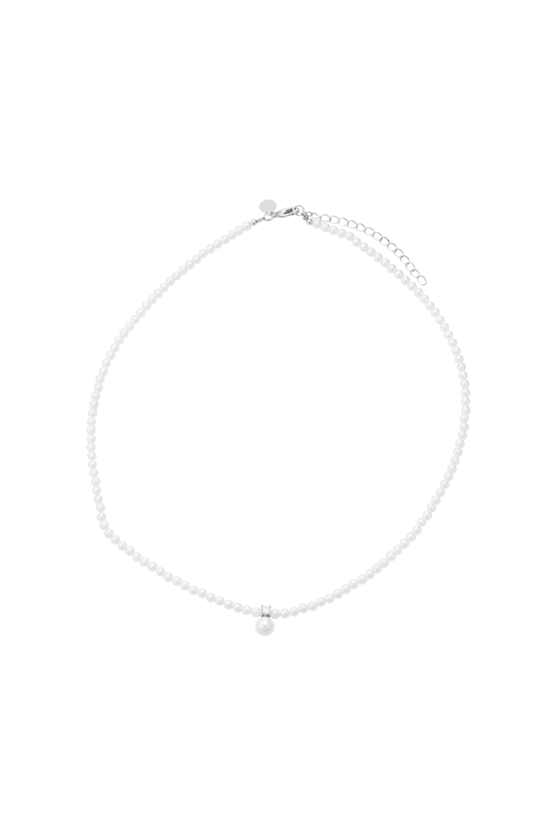 Reverie Pearl Necklace, Main, color, White