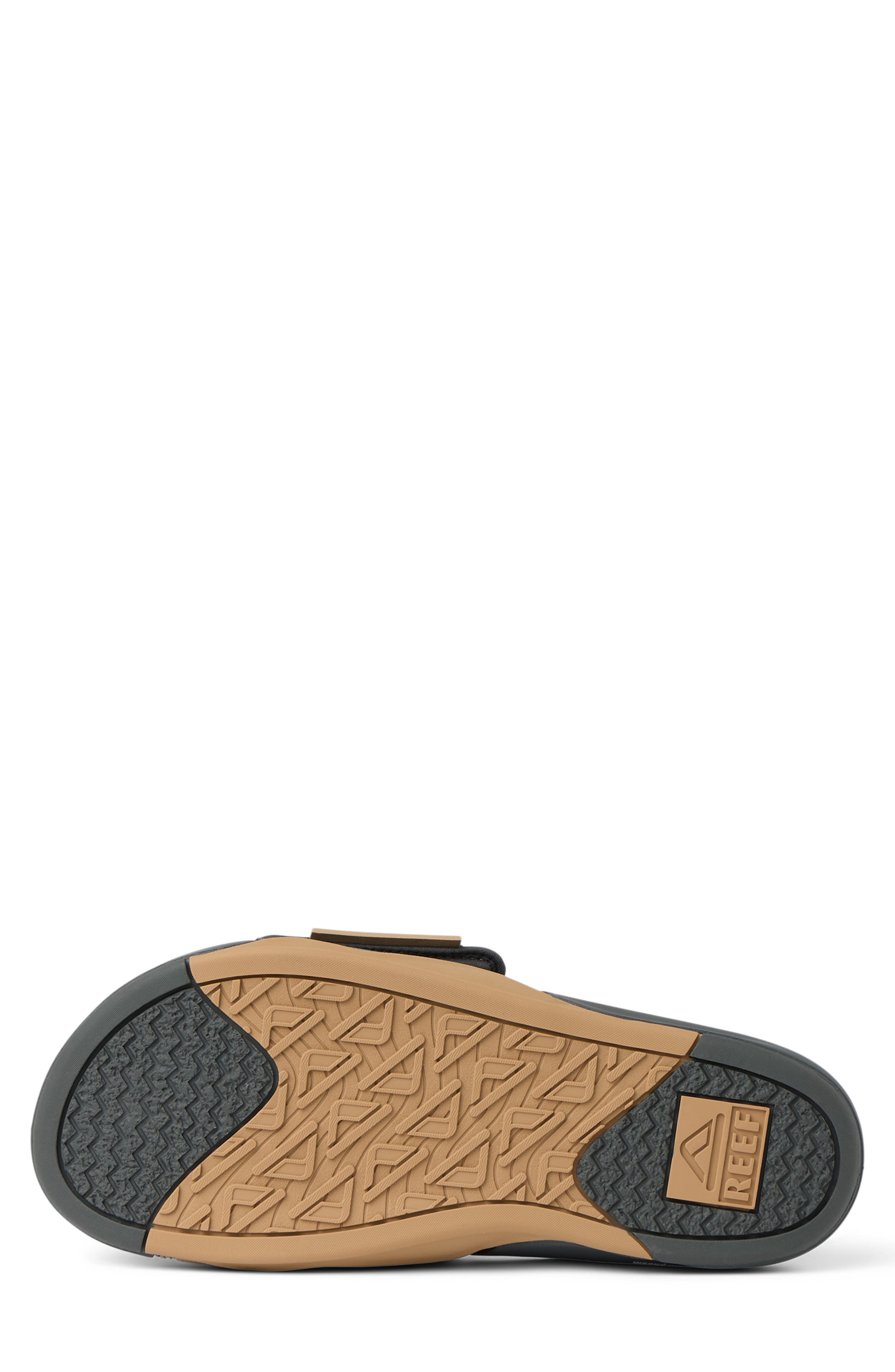 Reef Phantom Slab Slide Sandal, Alternate, color, Black/ Tan
