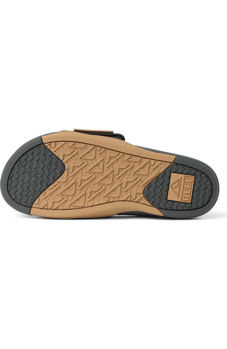 Reef Phantom Slab Slide Sandal, Alternate, color, Black/ Tan