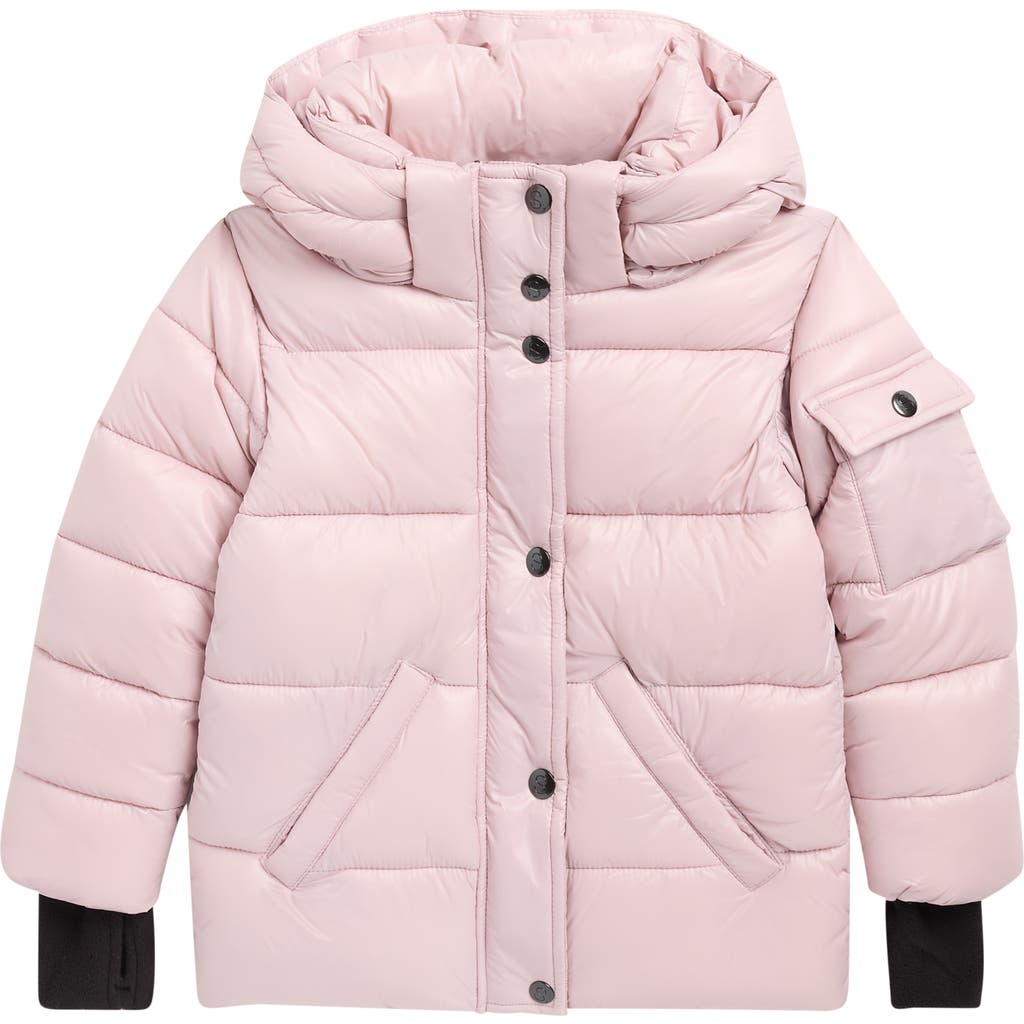 S13 Kids' Ella Puffer Jacket In Pink