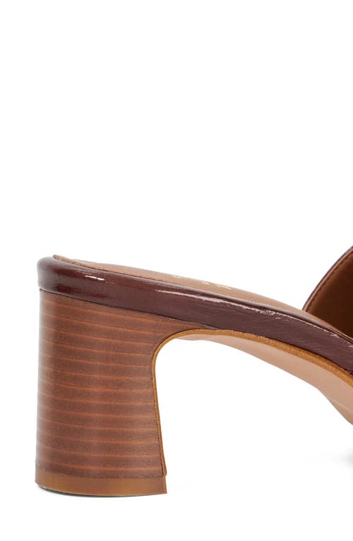 Dune London Jule Slide Sandal In Brown