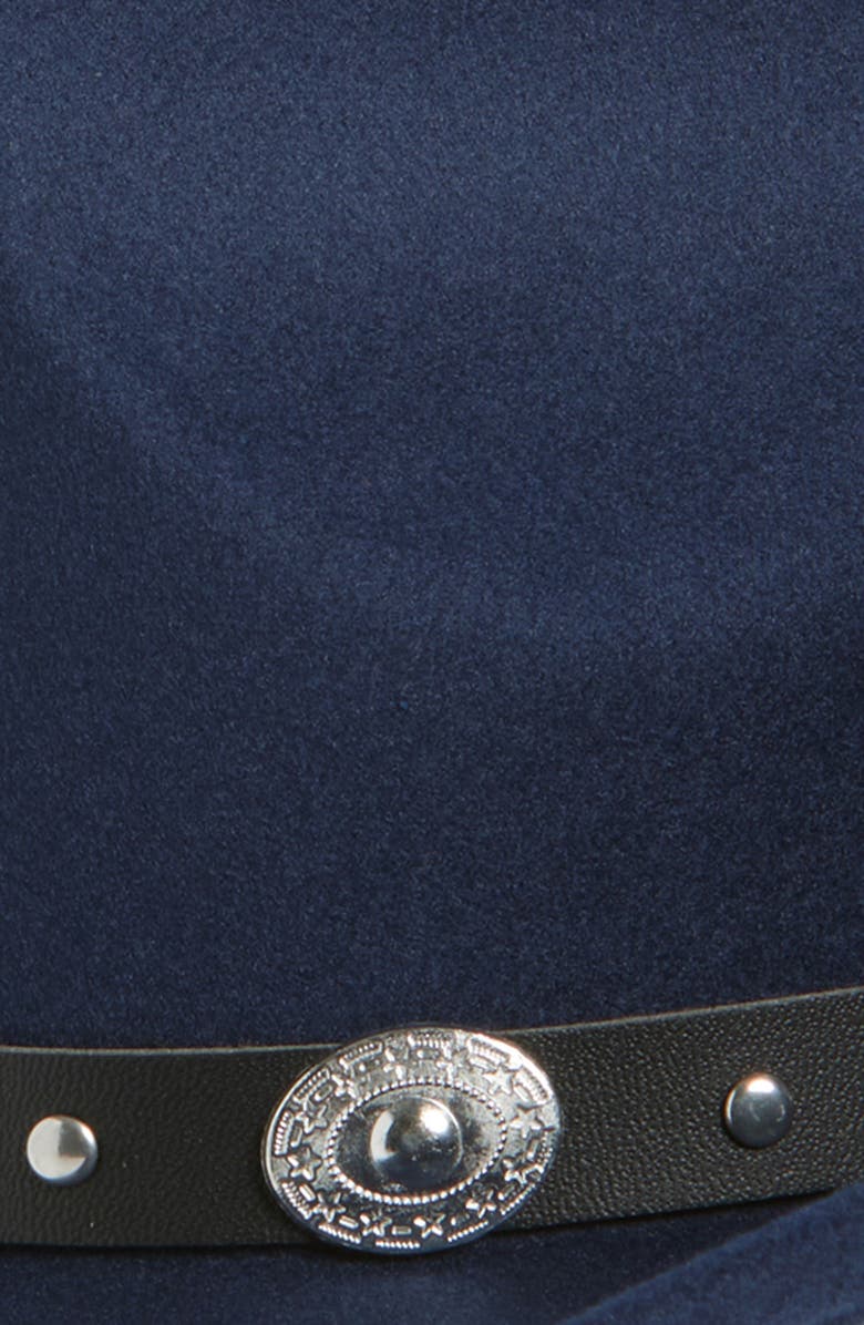 Tasha Embellished Western Cowboy Hat, Alternate, color, Navy