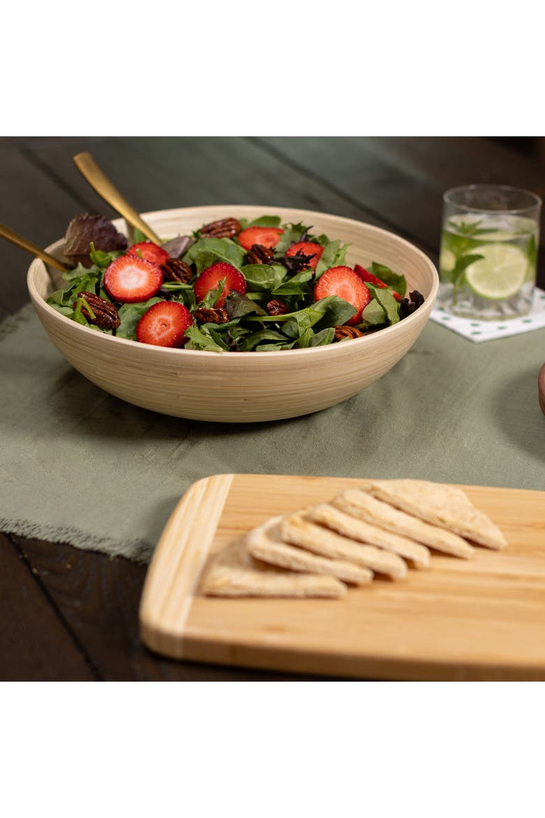 Salad Bowl, 12 Inch, Alternate, color, Natural